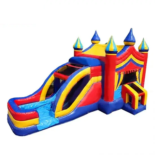 Bounce House With Waterslide