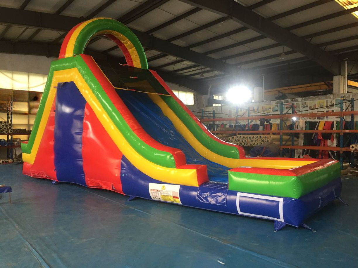 Giant commercial inflatable obstacle course setup for outdoor events and rentals, featuring tunnels, slides, and climbing walls — built with durable Plato PVC.