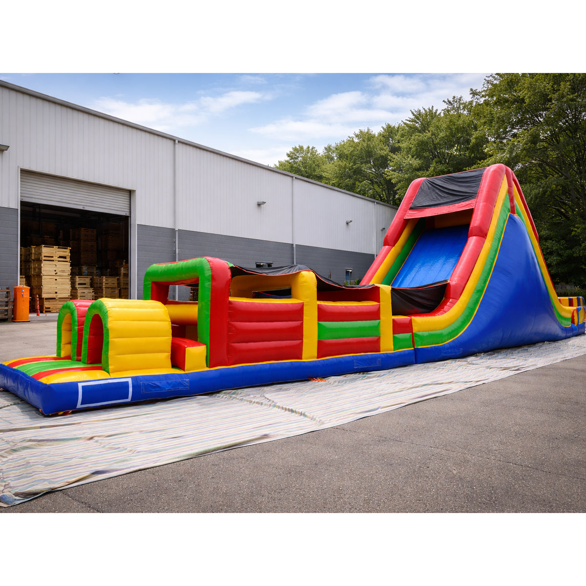 Commercial Inflatable Obstacle Course – Heavy Duty Obstacle Course for Events