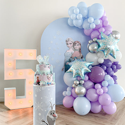 Frozen Winter Magic – DIY Balloon Garland Kit