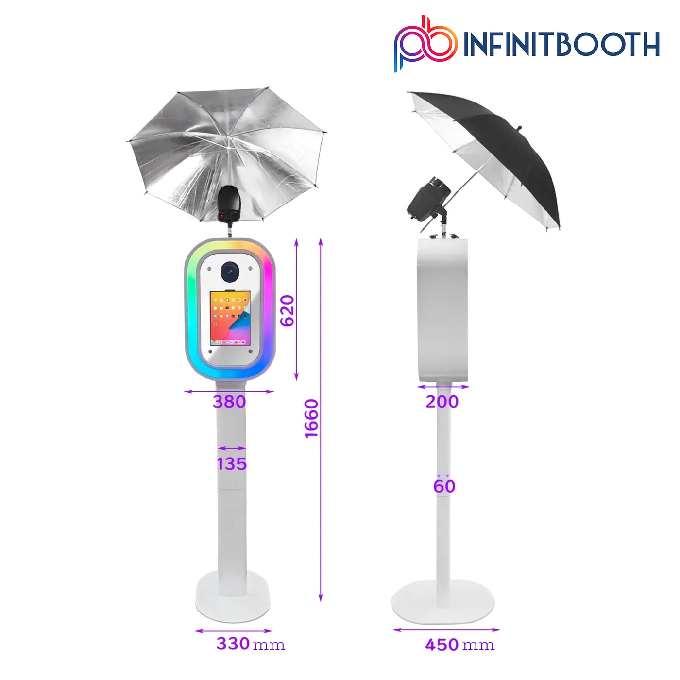 Lumo DSLR iPad Photo Booth – Dual-System LED Shell for Professionals