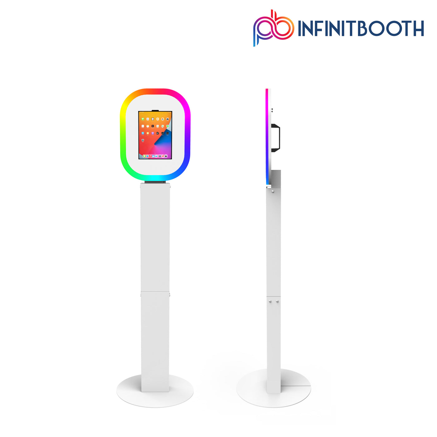 GlowSnap iPad Photo Booth – Portable LED Shell for Weddings & Events