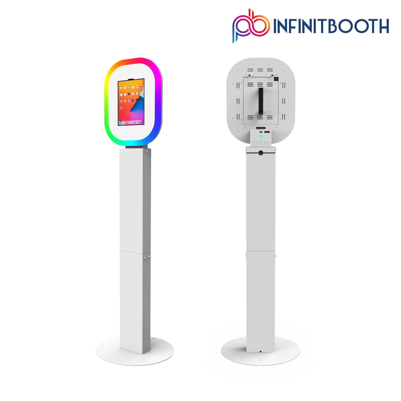 GlowSnap iPad Photo Booth – Portable LED Shell for Weddings & Events