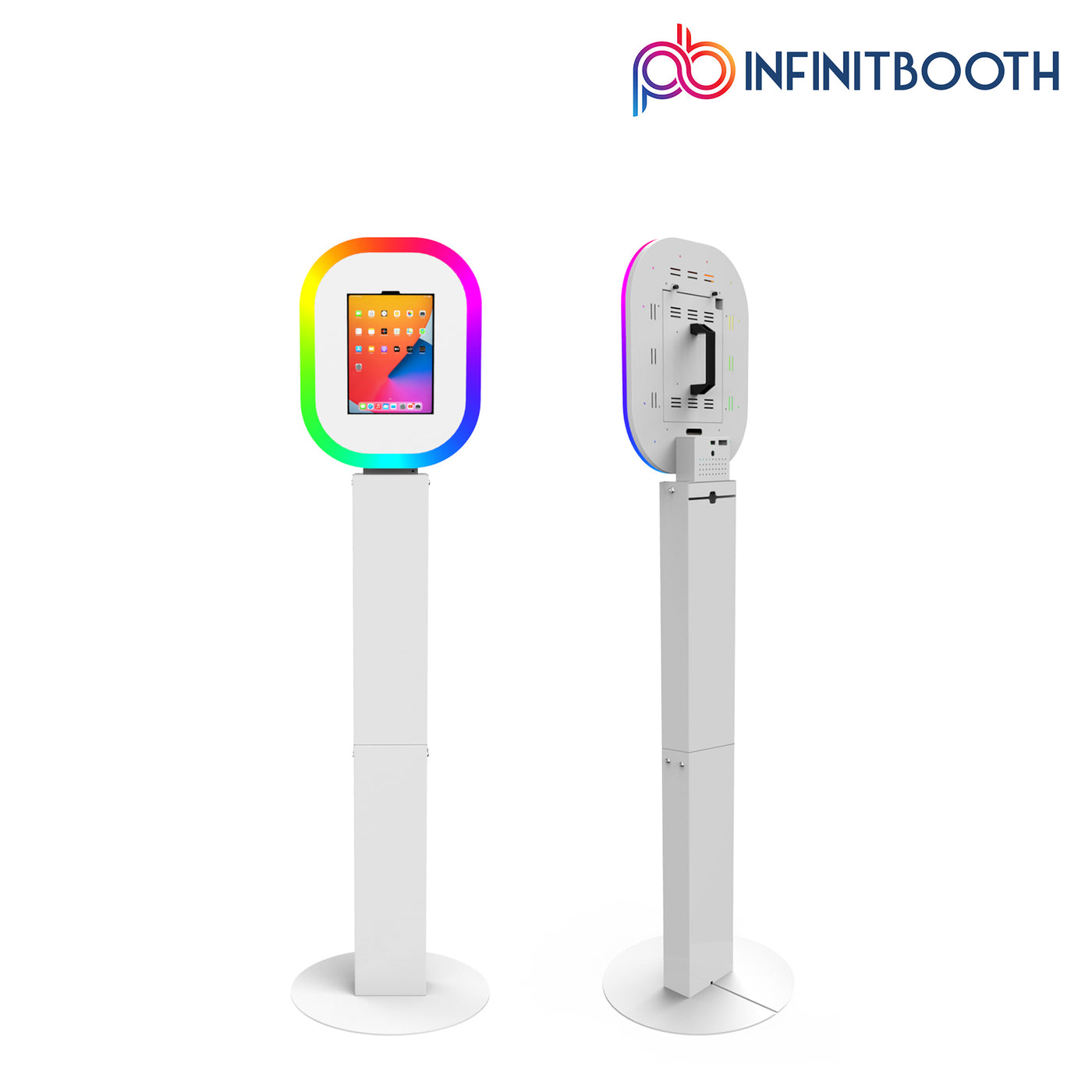 GlowSnap iPad Photo Booth – Portable LED Shell for Weddings & Events