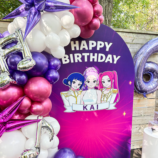 K-Pop Demon Hunter – DIY Balloon Garland Kit