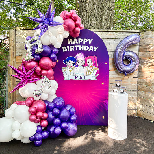 K-Pop Demon Hunter – DIY Balloon Garland Kit