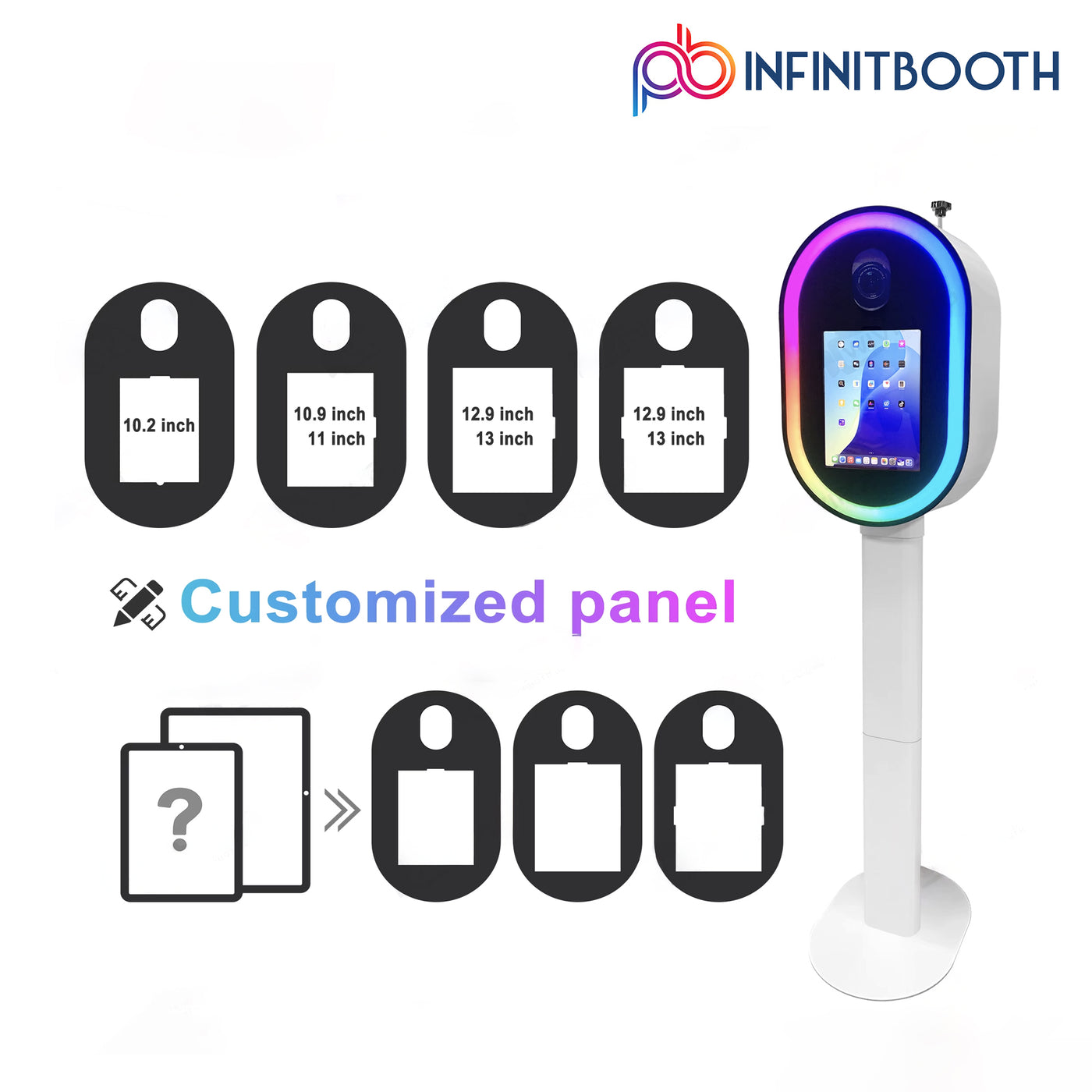 Nova DSLR iPad Photo Booth – Premium LED Shell for High-End Events