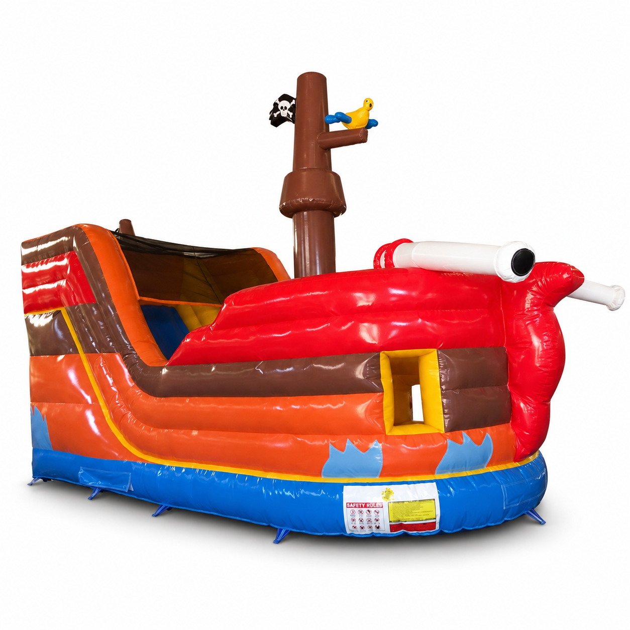 Pirate Ship Inflatable Slide