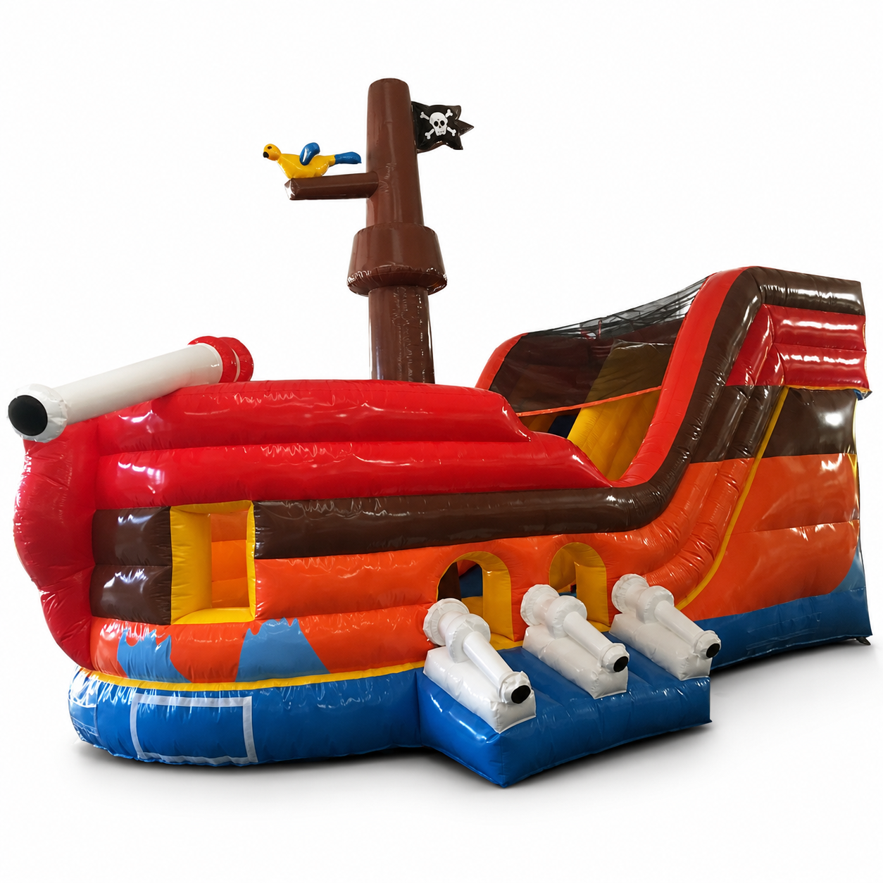 Pirate Ship Inflatable Slide
