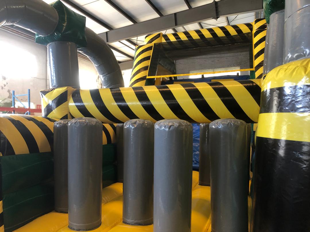 Toxic Inflatable Obstacle Course – Commercial Toxic-Themed Obstacle Run
