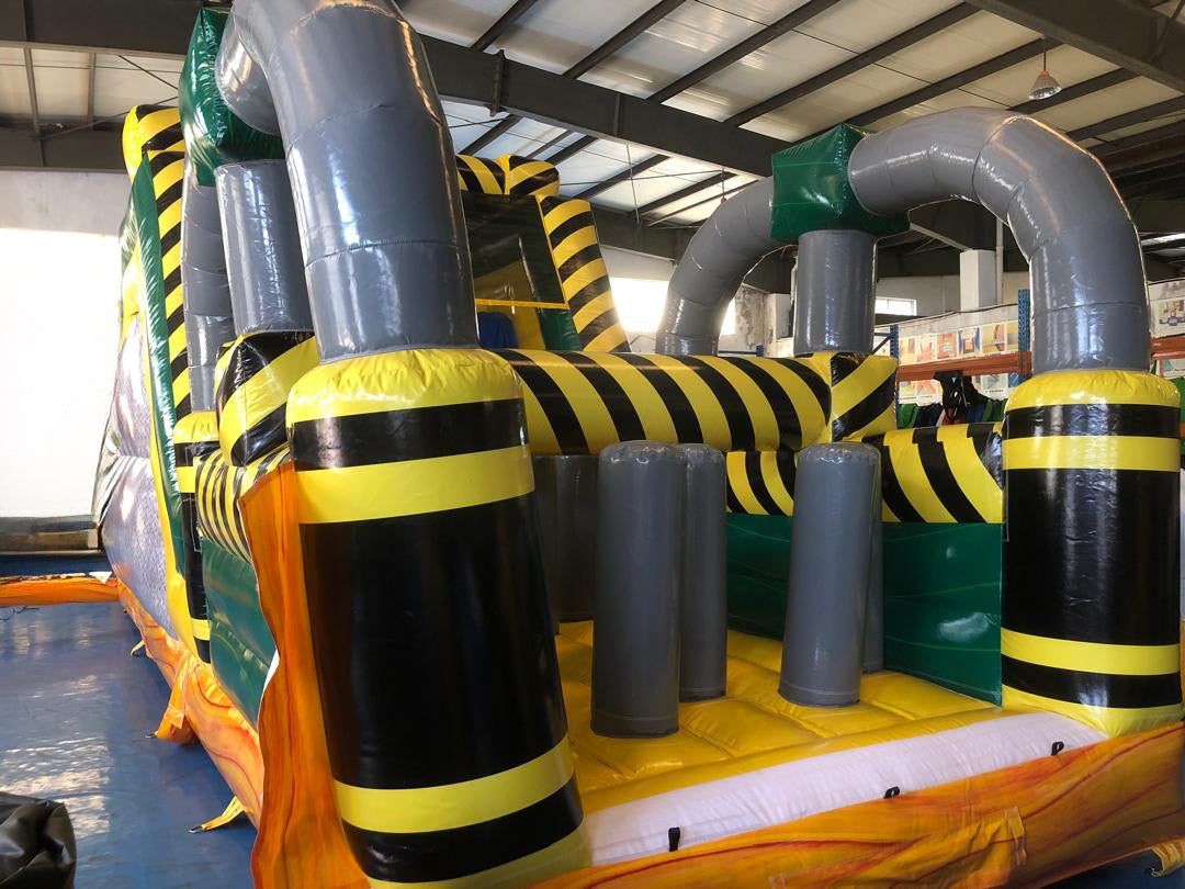 Toxic Inflatable Obstacle Course – Commercial Toxic-Themed Obstacle Run