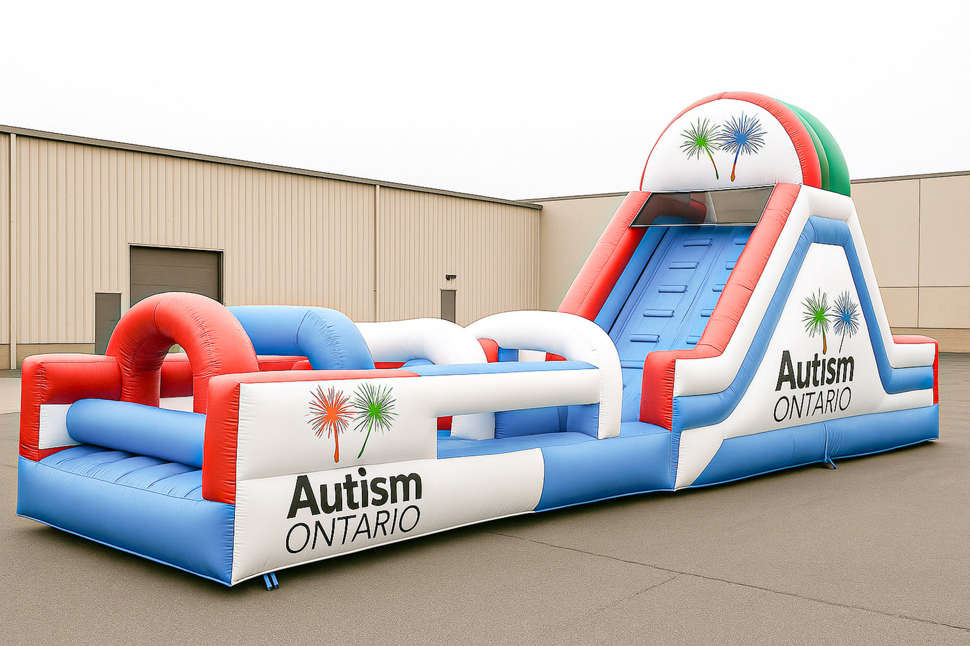Custom Branded Inflatable Obstacle Course – Event & Organization Project