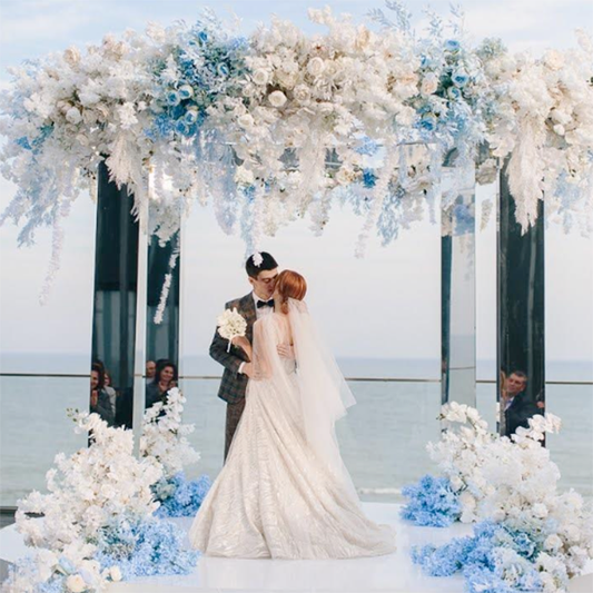 Chuppah with Faux flowers Toronto