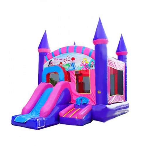 Load image into Gallery viewer, Princess Bouncy Castle with Slide
