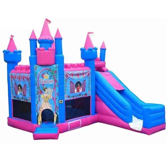 Princess Jumping Castle With Slide