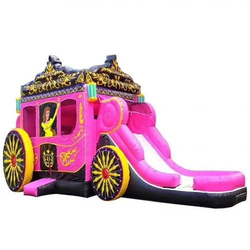 Load image into Gallery viewer, Princess Carriage Bounce House

