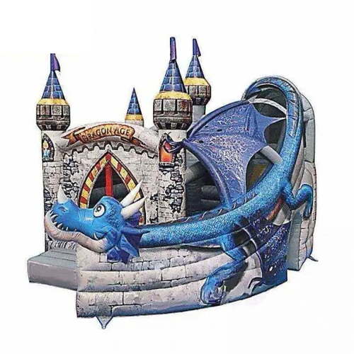 Load image into Gallery viewer, Dragon Bouncy Castle With Slide
