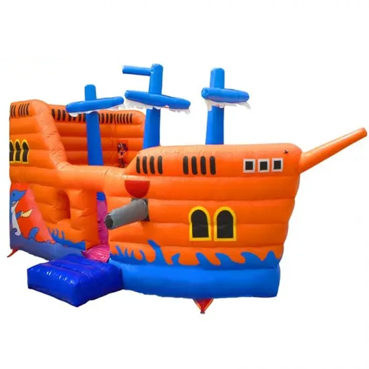 Pirate Ship Jumping Castle With Slide