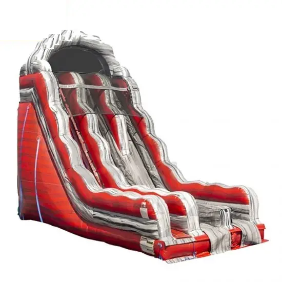 Inflatable Liquid Magma Dry Slide