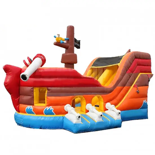 Pirate Ship Inflatable Slide