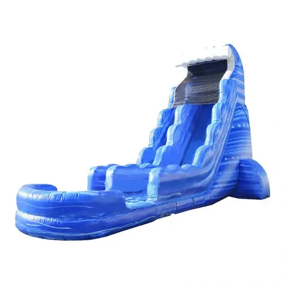 Big Blue Inflatable Water Slide