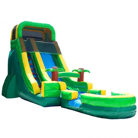 Tropical Inflatable Water Slide