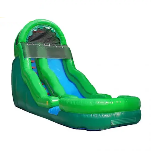 Load image into Gallery viewer, Green Inflatable Water Slide
