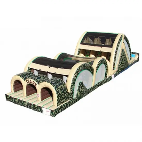 Army Inflatable Obstacle Course – Military Theme Commercial Obstacle Course