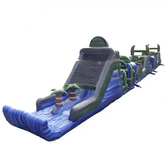 Blue Crush Obstacle Course – Commercial Inflatable Obstacle Course