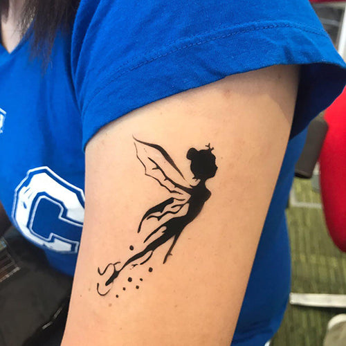 Load image into Gallery viewer, Professional airbrush tattoo service in Toronto for events, festivals, and parties. Unique, temporary tattoos for all ages
