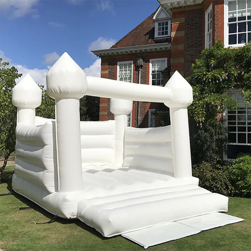 Load image into Gallery viewer, White Bouncy Castle 
